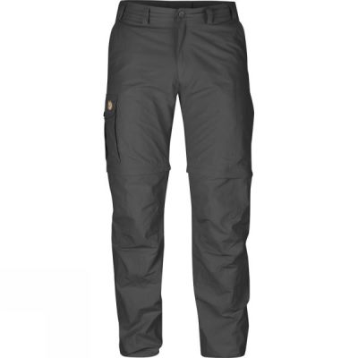 Pantalones Fjallraven Karl Zip-Off MT Hombre Gris Oscuro - Chile ZHX571320